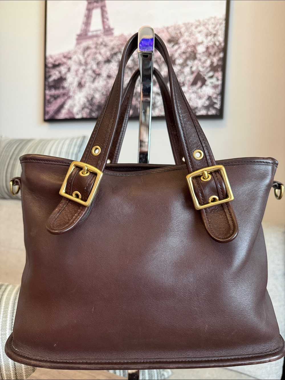 Vintage Coach Mahogany 9063 Bag